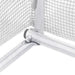 Greenhouse with Steel Frame White 24 M² 6x4x2 m Tonnbit