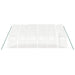 Greenhouse With Steel Frame White 36 M² 6x6x2.85 m Tonnooi