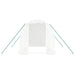 Greenhouse with Steel Frame White 4 M² 2x2x2 m Tlabip