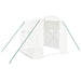 Greenhouse with Steel Frame White 4 M² 2x2x2 m Tlabip