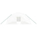 Greenhouse With Steel Frame White 48 M² 8x6x2.85 m Tonnoon
