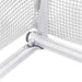 Greenhouse With Steel Frame White 60 M² 10x6x2.85 m Tonnook