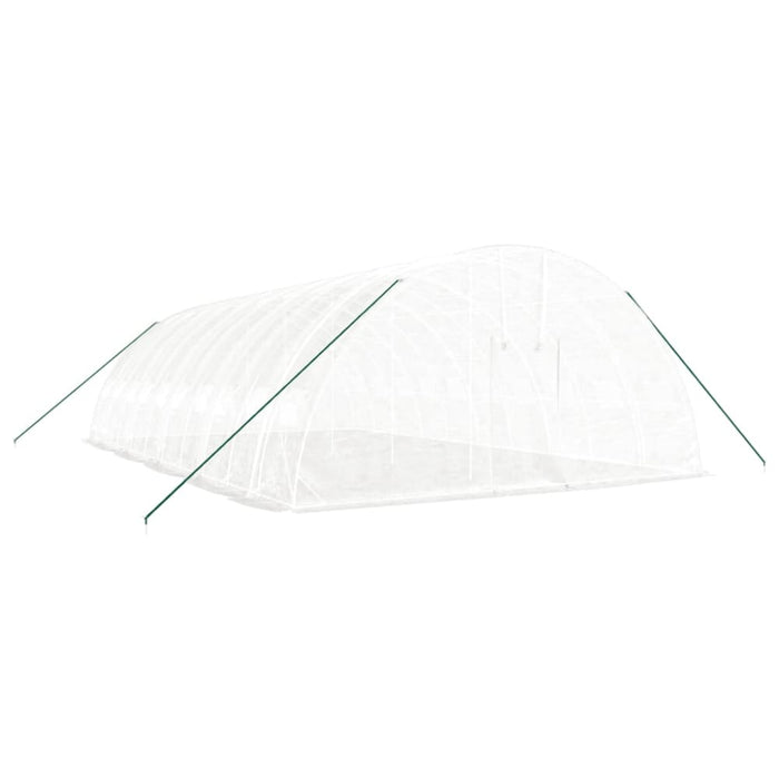 Greenhouse With Steel Frame White 60 M² 10x6x2.85 m Tonnook