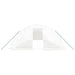 Greenhouse With Steel Frame White 60 M² 12x5x2.3 m Tonnbkn