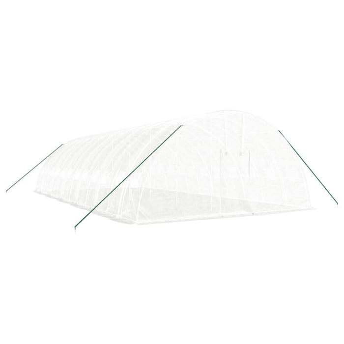 Greenhouse With Steel Frame White 72 M² 12x6x2.85 m Tonnoxb