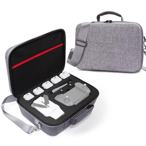 Grey Canvas Single Shoulder Storage Bag Shockproof