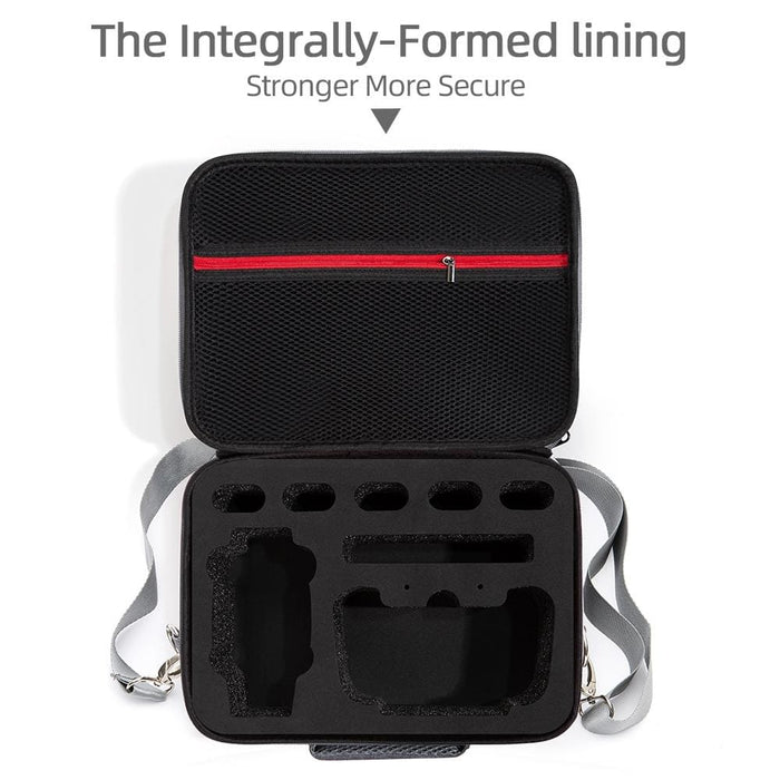 Grey Canvas Single Shoulder Storage Bag Shockproof