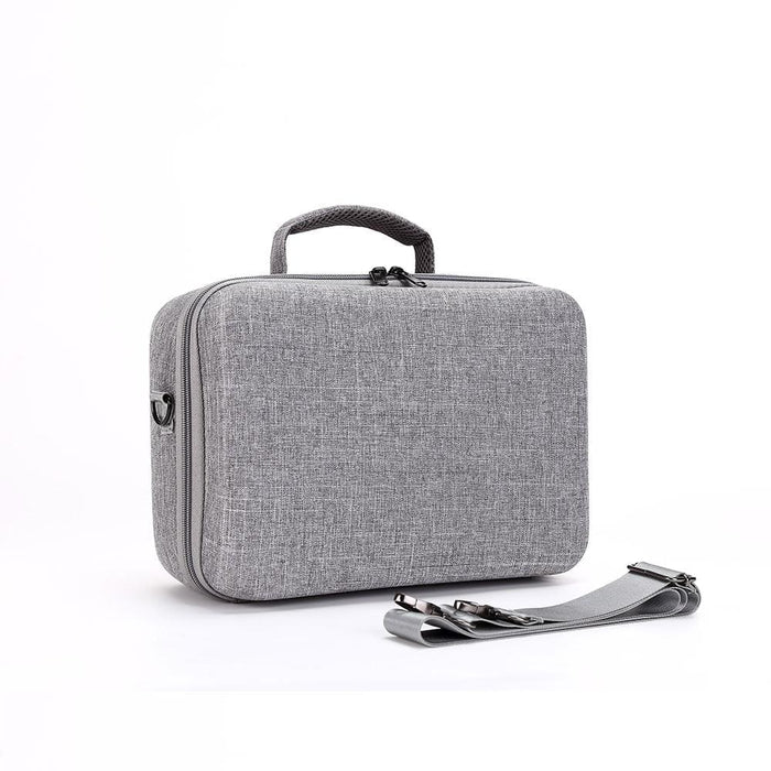 Grey Canvas Single Shoulder Storage Bag Shockproof