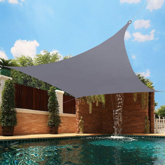 Grey Hdpe Car Shed Sunshade Net Garden Pavilion Sail
