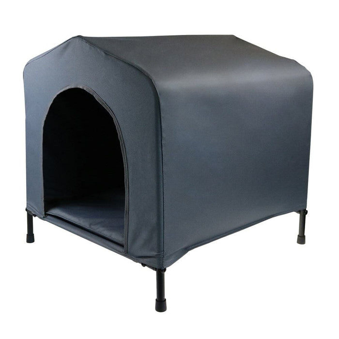 Grey m Portable Flea and Mite Resistant Dog Kennel House w