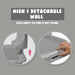 Grey Dog Pet Potty Tray Training Toilet Detachable Wall T2