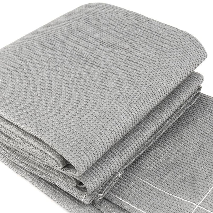 Grey Telescopic Wave Shade Sail Garden Sun Shelter Awning