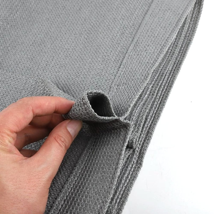 Grey Telescopic Wave Shade Sail Garden Sun Shelter Awning