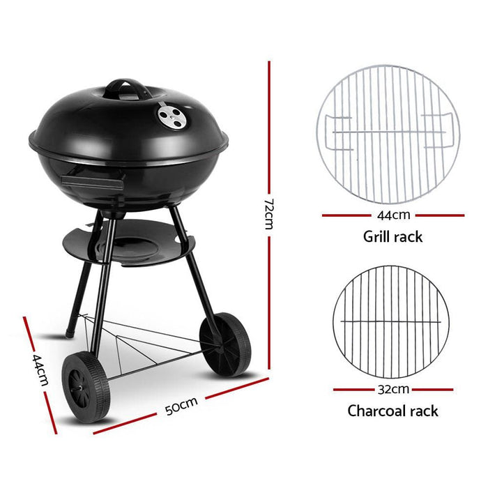 Grillz Charcoal Bbq Smoker Drill Outdoor Camping Patio
