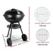 Grillz Charcoal Bbq Smoker Drill Outdoor Camping Patio