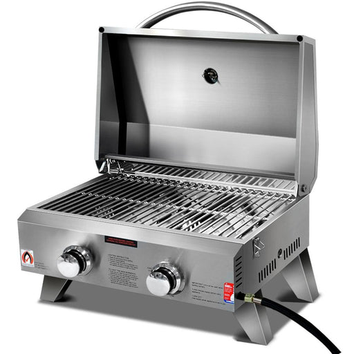 Grillz Portable 2 Burner Gas Bbq