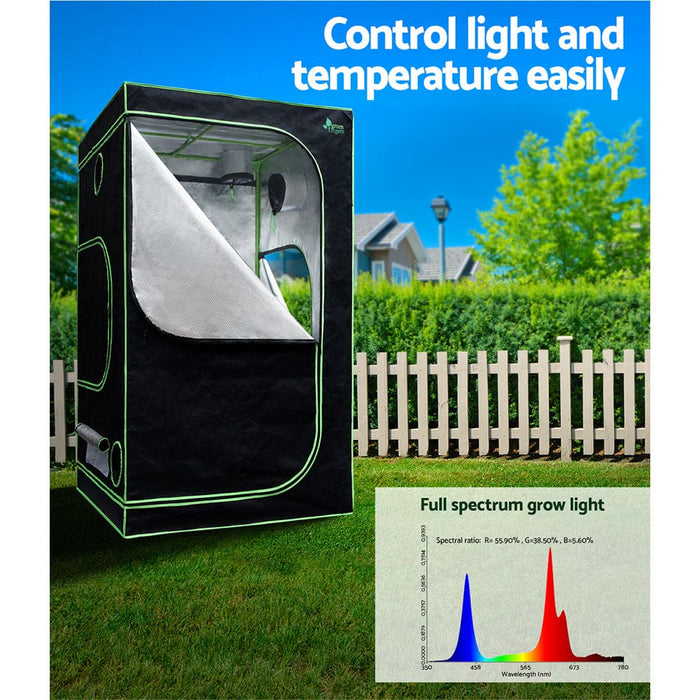 Grow Tent 2200w Led Light Hydroponics Kits System 1.2x1.2x2m