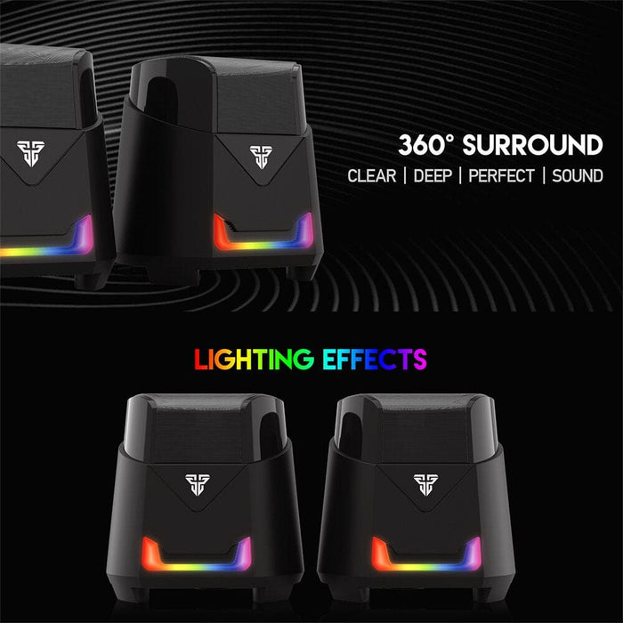 Gs205 Computer Speakers Aux 3.5mm Rgb Wired Gaming Speaker