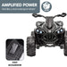 Gts99 Kids Electric Ride on Quad Bike Toy Atv 50w - Black