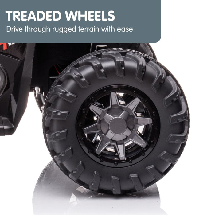 Gts99 Kids Electric Ride on Quad Bike Toy Atv 50w - Black