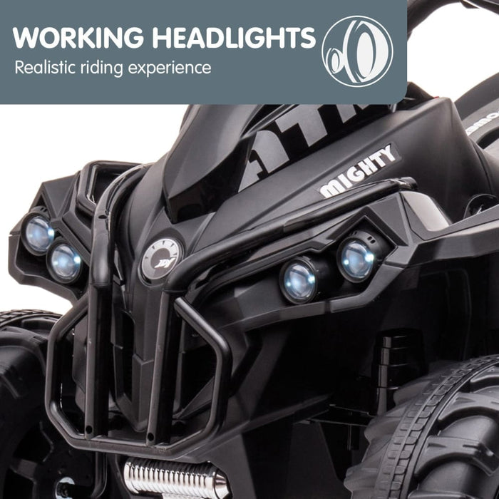 Gts99 Kids Electric Ride on Quad Bike Toy Atv 50w - Black