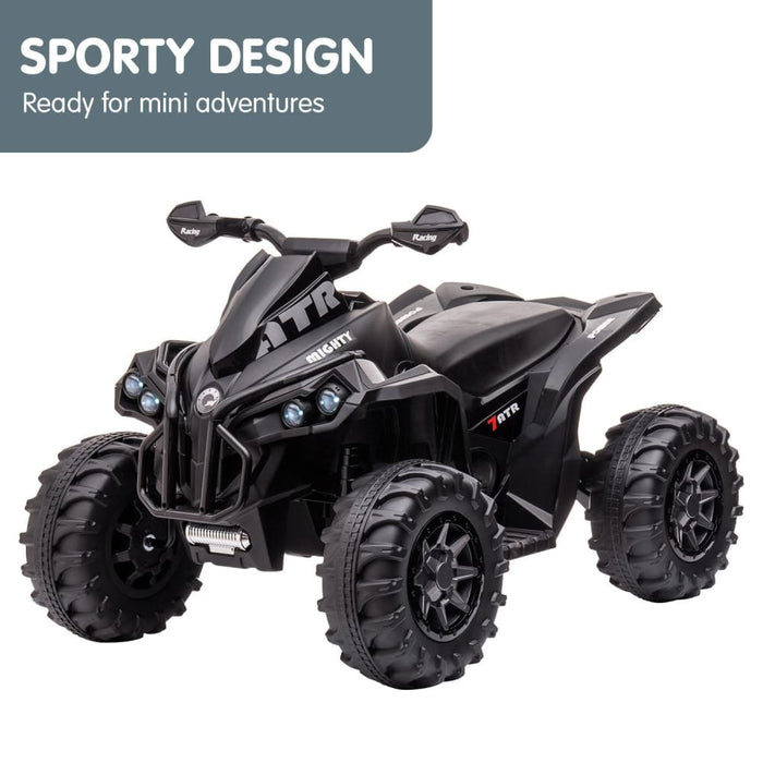 Gts99 Kids Electric Ride on Quad Bike Toy Atv 50w - Black