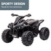 Gts99 Kids Electric Ride on Quad Bike Toy Atv 50w - Black