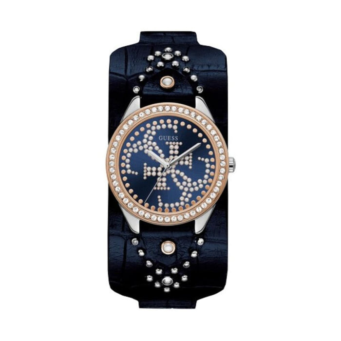 Guess W1140l3 Ladies Quartz Watch Blue 37mm