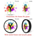 Gymnastics Girls Colourful Printed Wall Clock Sports Home