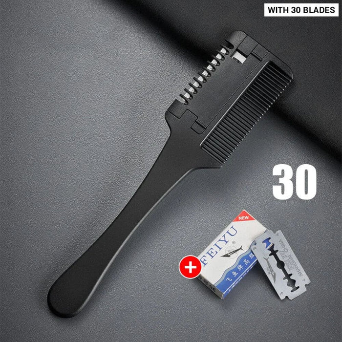 Hair Cutting Set with Razor Blades