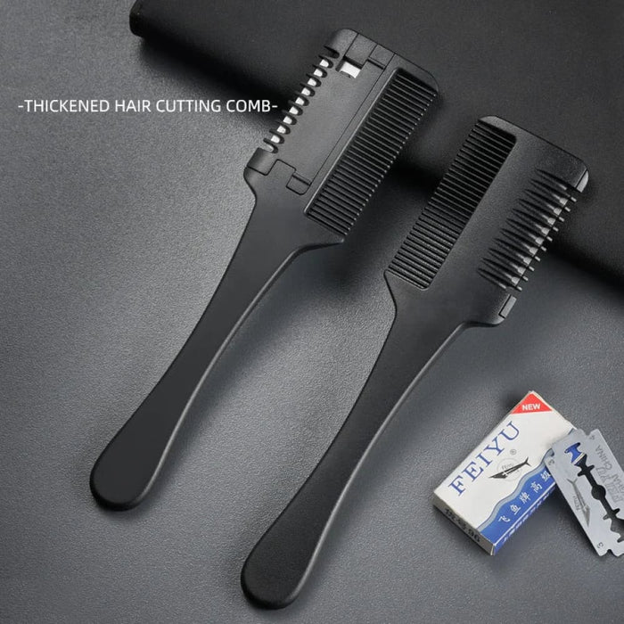 Hair Cutting Set with Razor Blades