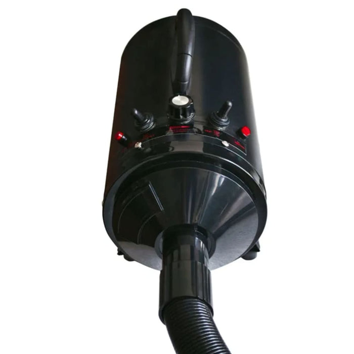 Dog Hair Dryer With 3 Nozzles Black 2400 w Oibbaa
