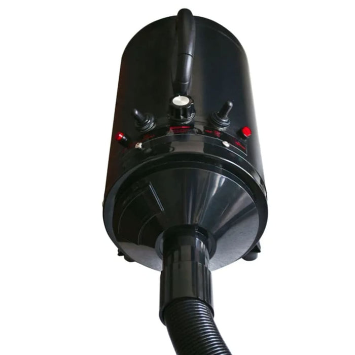 Dog Hair Dryer with 3 Nozzles Black 2400 w Oibbaa