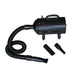 Dog Hair Dryer with 3 Nozzles Black 2400 w Oibbaa