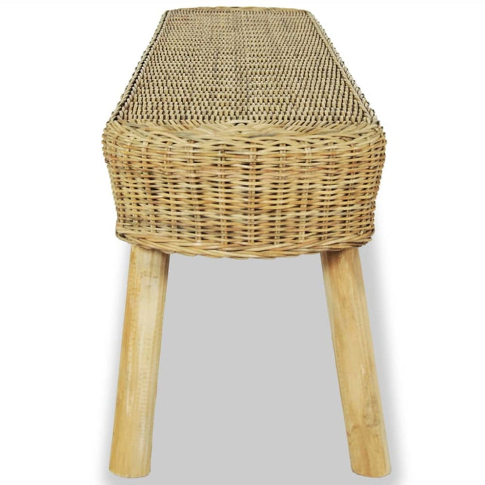 Hall Bench 110x35x45 Cm Natural Rattan Xaapik