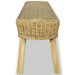 Hall Bench 110x35x45 Cm Natural Rattan Xaapik