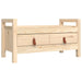 Hall Bench 80x40x43 Cm Solid Wood Pine Nxoina