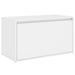 Hall Bench 80x40x45 Cm White Engineered Wood Nbnlll