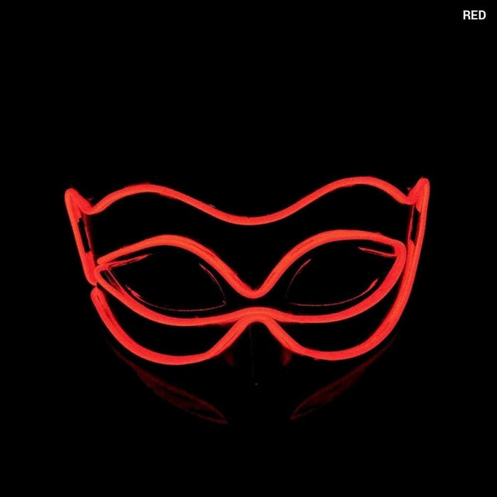 Halloween 10 Colours Led Neon El Wire Mask Cosplay Luminous