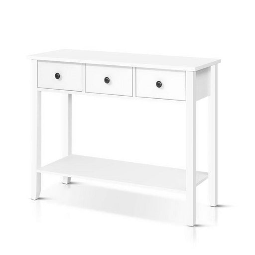 Hallway Console Table Hall Side Entry 3 Drawers Display
