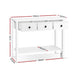 Hallway Console Table Hall Side Entry 3 Drawers Display
