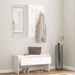 Hallway Furniture Set White Engineered Wood Nbnint