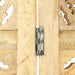 Hand Carved 4 - panel Room Divider 160x165 Cm Solid Mango