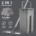 Hand Free Floor Mop and Bucket Set with Washable Microfiber
