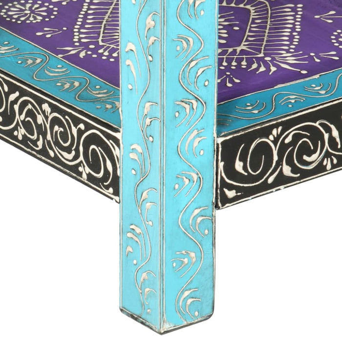 Hand Painted Console Table 80x35x75 Cm Solid Mango Wood