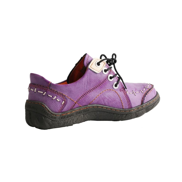 Hand Stitching Leather Womens Sneaker