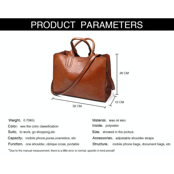 Handbags Big Women Casual Female Bags Trunk Tote Shoulder