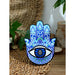 Handcrafted Ceramic Evil Eye Hamsa Desk Ornament
