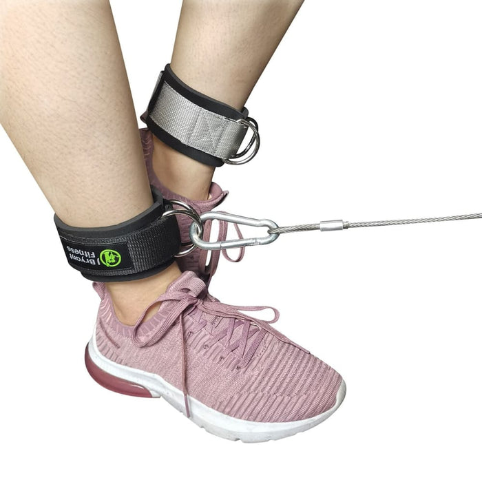 Gym Handles And Ankle Strap Set