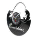 Handmade Fishing Wall Clock for Fishermen
